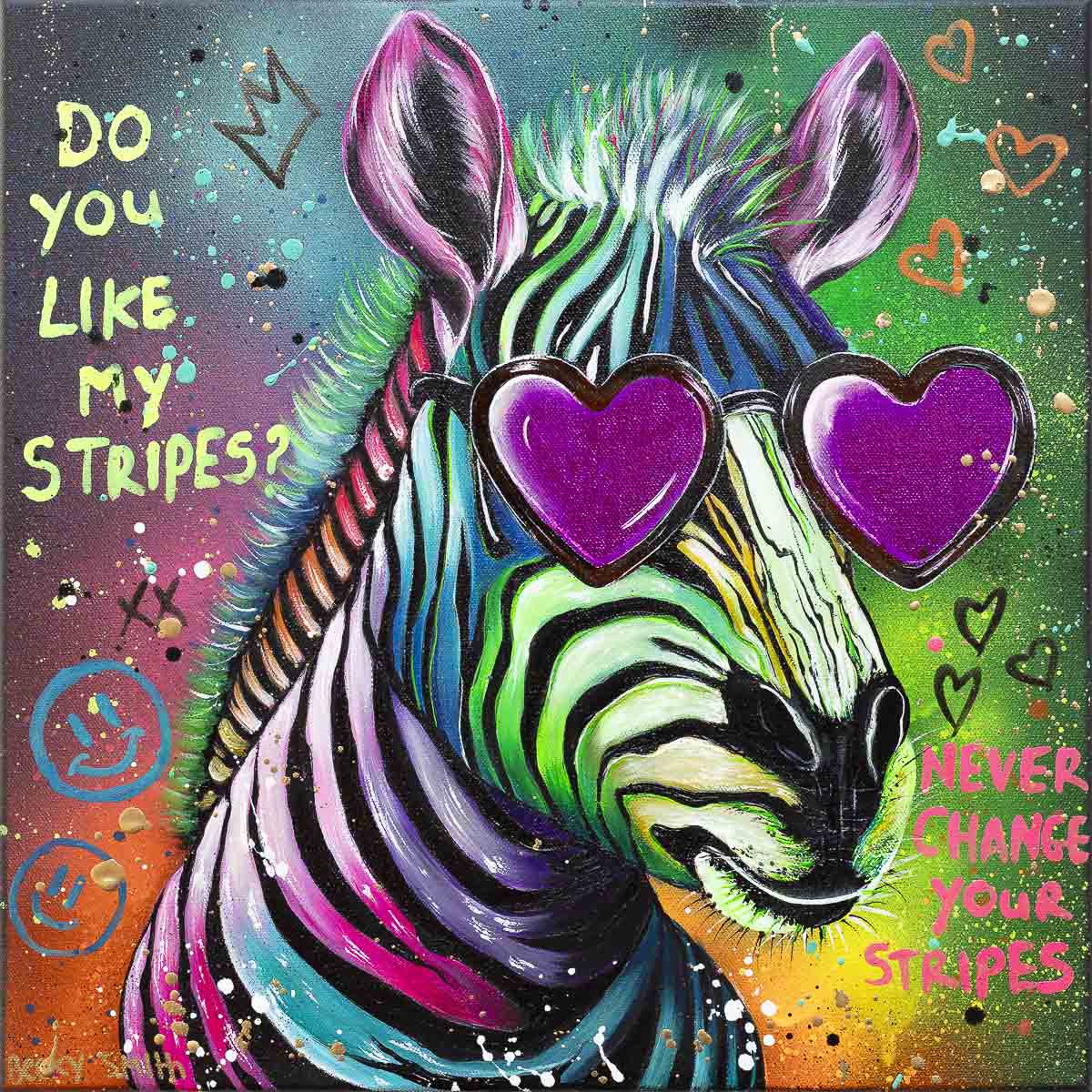 Never Change Your Stripes - Original Becky Smith Original