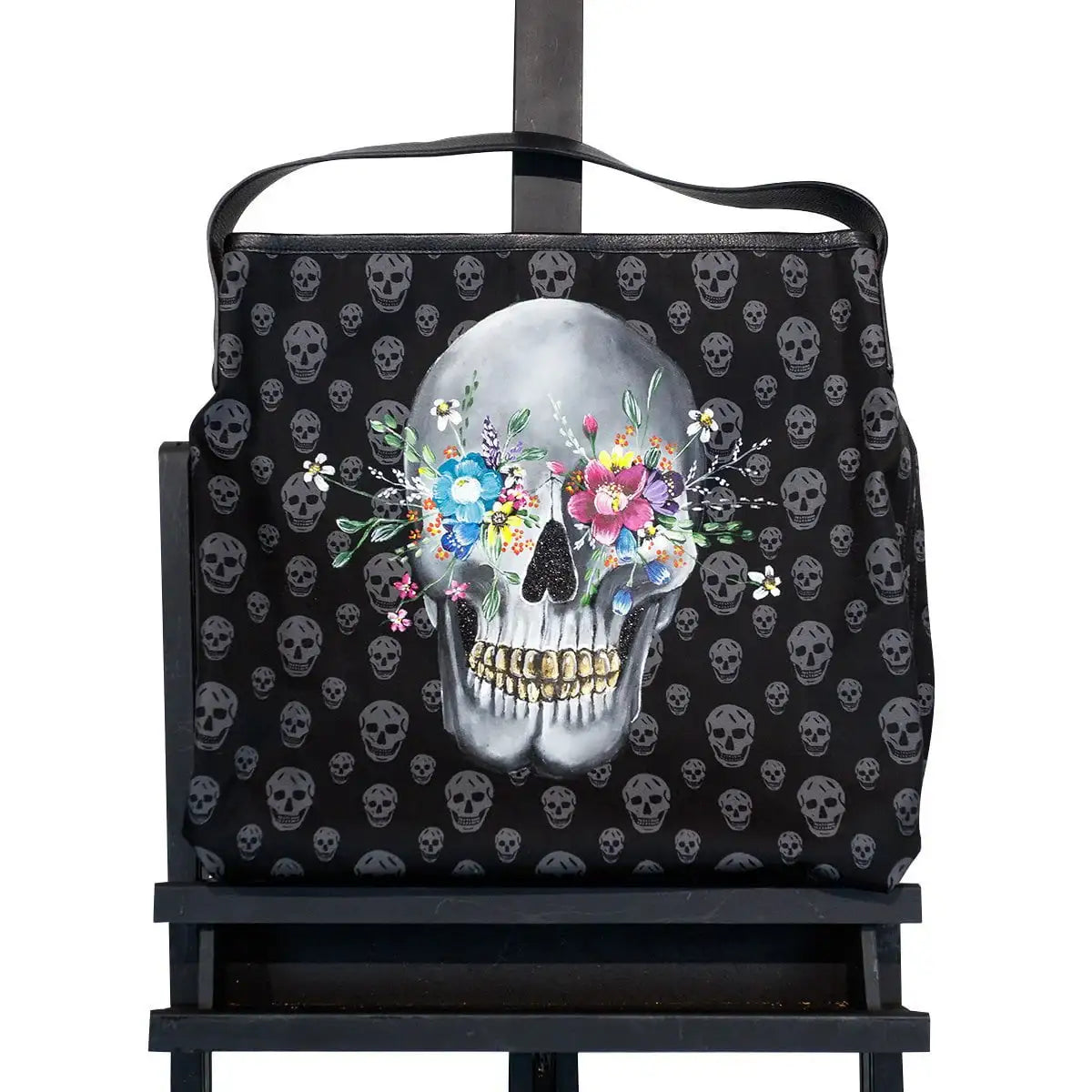 New Beginnings - Original Alexander McQueen Bag - SOLD by artist Becky Smith - Wyecliffe Galleries