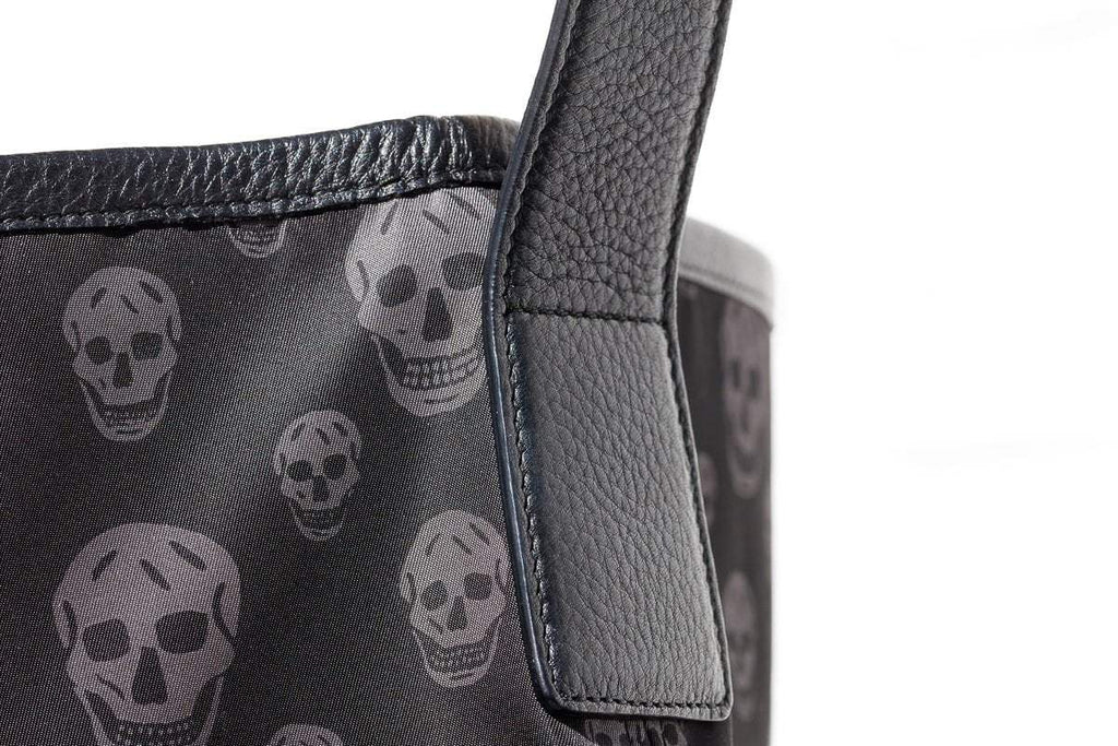 New Beginnings - Original Alexander McQueen Bag - SOLD by artist Becky Smith - Wyecliffe Galleries