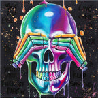 No Evils Triptych - Deluxe Edition by artist Becky Smith - Wyecliffe Galleries