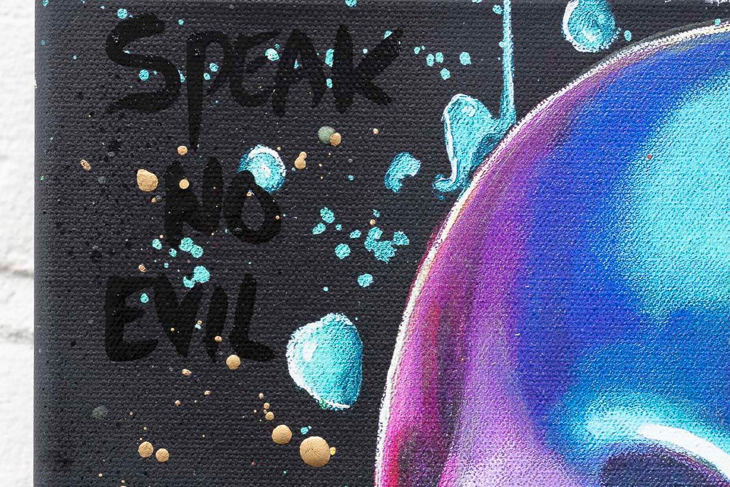 No Evils Triptych - Deluxe Edition by artist Becky Smith - Wyecliffe Galleries