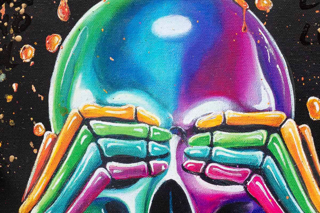 No Evils Triptych - Deluxe Edition by artist Becky Smith - Wyecliffe Galleries