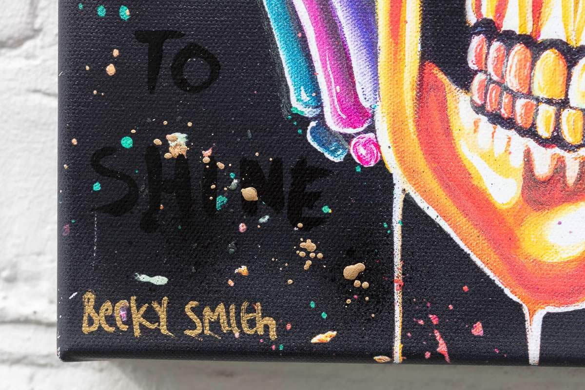 No Evils Triptych - Deluxe Edition by artist Becky Smith - Wyecliffe Galleries