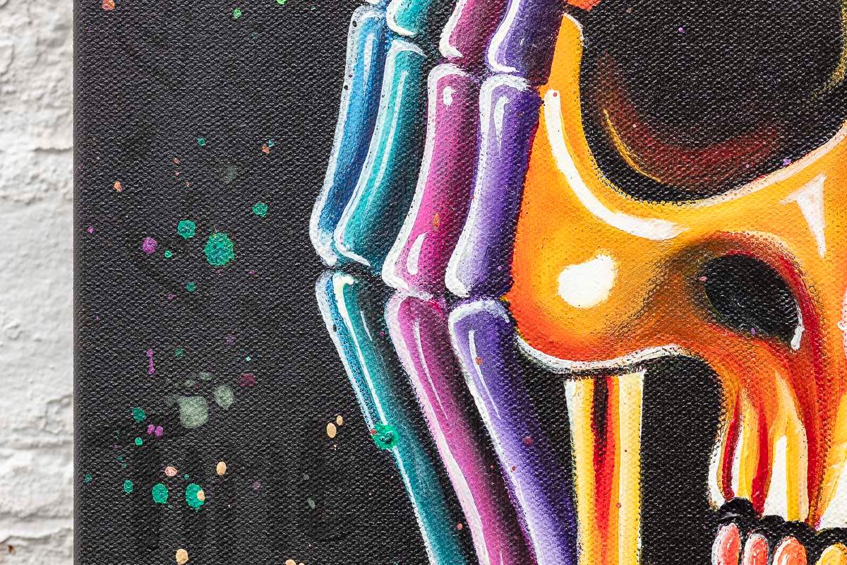 No Evils Triptych - Original - SOLD by artist Becky Smith - Wyecliffe Galleries