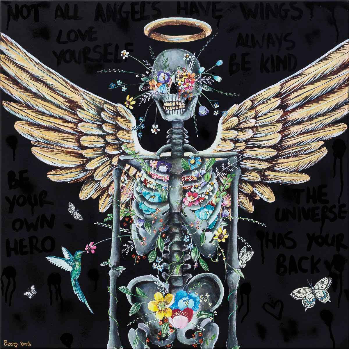Not All Angels Have Wings - Deluxe Edition by artist Becky Smith - Wyecliffe Galleries