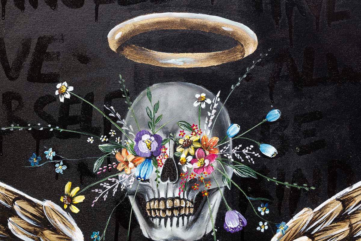 Not All Angels Have Wings - Original - SOLD by artist Becky Smith - Wyecliffe Galleries