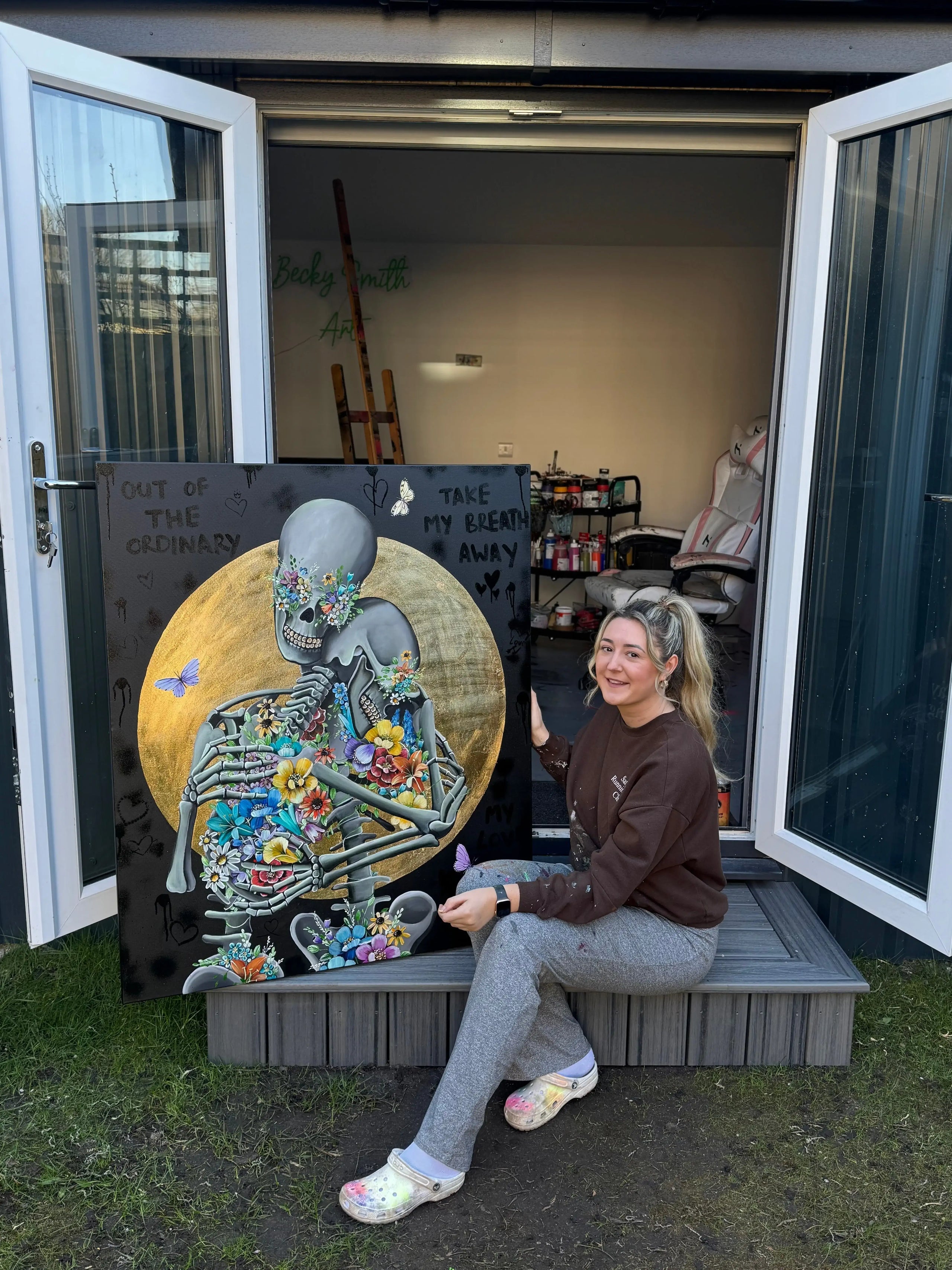 Out Of The Ordinary - Original - SOLD by artist Becky Smith - Wyecliffe Galleries