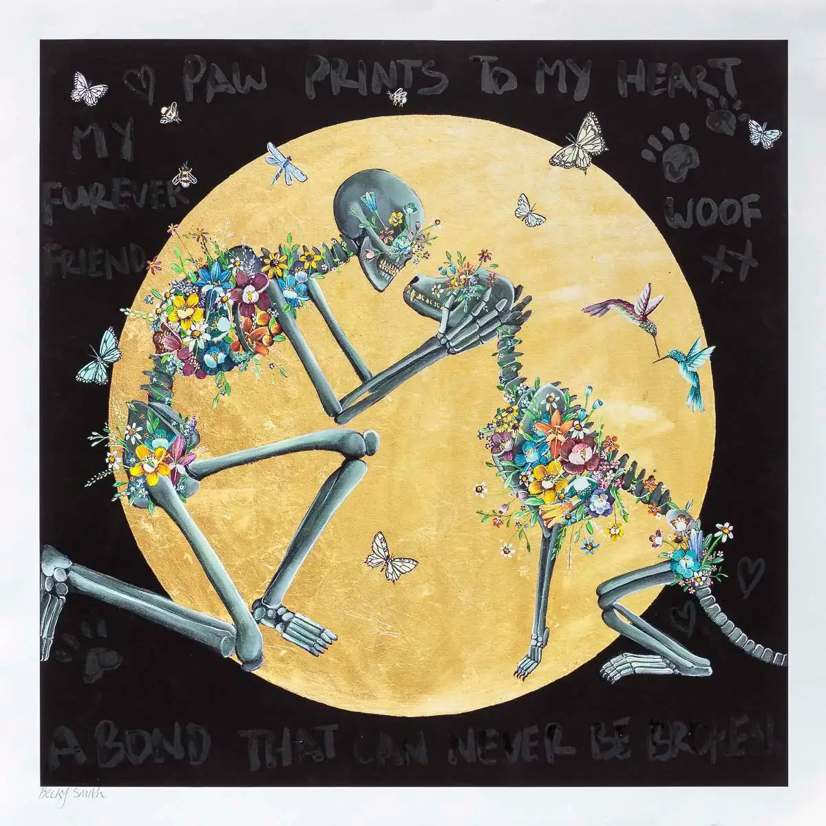 Paw Prints To My Heart - Artist Proof by artist Becky Smith - Wyecliffe Galleries