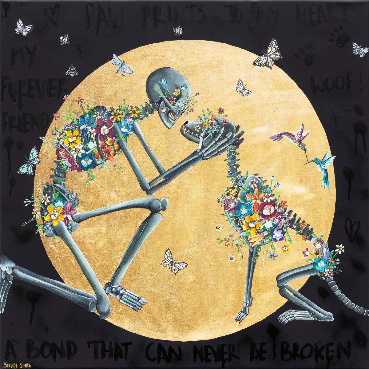 Paw Prints To My Heart - Deluxe Edition by artist Becky Smith - Wyecliffe Galleries