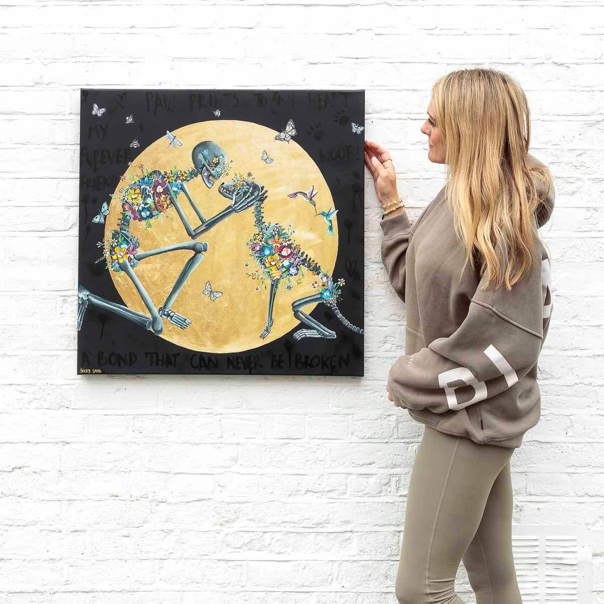 Paw Prints To My Heart - Deluxe Edition by artist Becky Smith - Wyecliffe Galleries