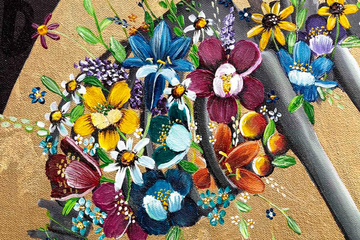 Paw Prints To My Heart - Original - SOLD by artist Becky Smith - Wyecliffe Galleries