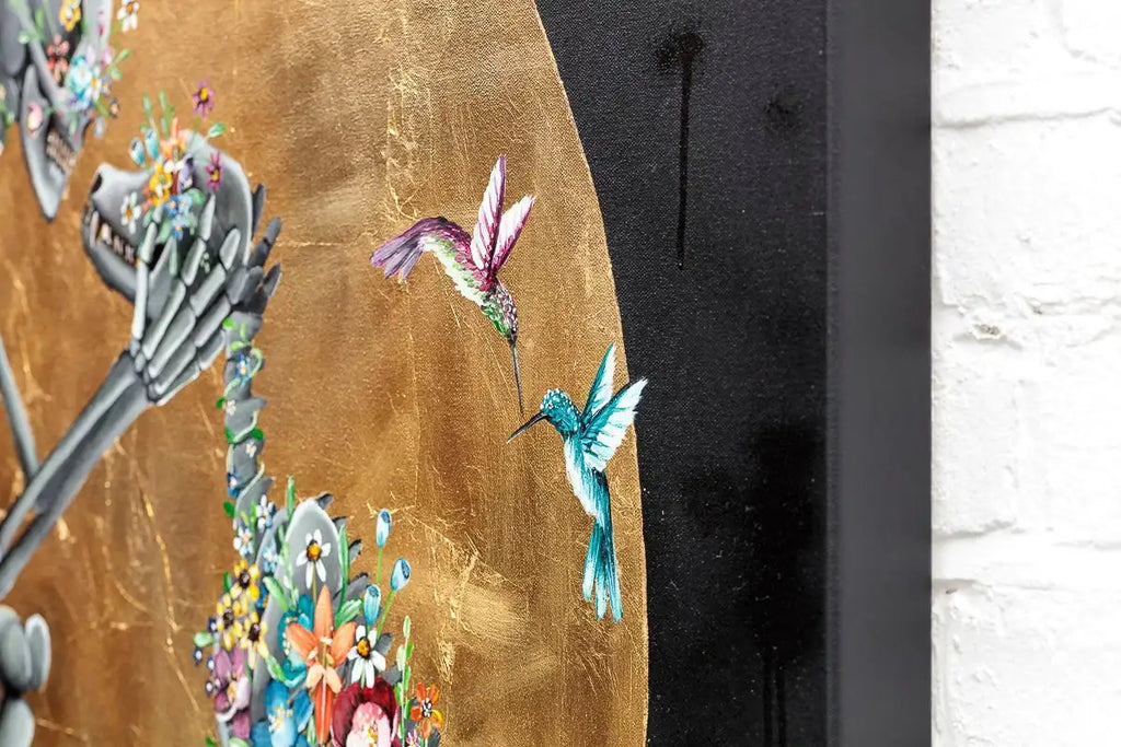 Paw Prints To My Heart - Original - SOLD by artist Becky Smith - Wyecliffe Galleries