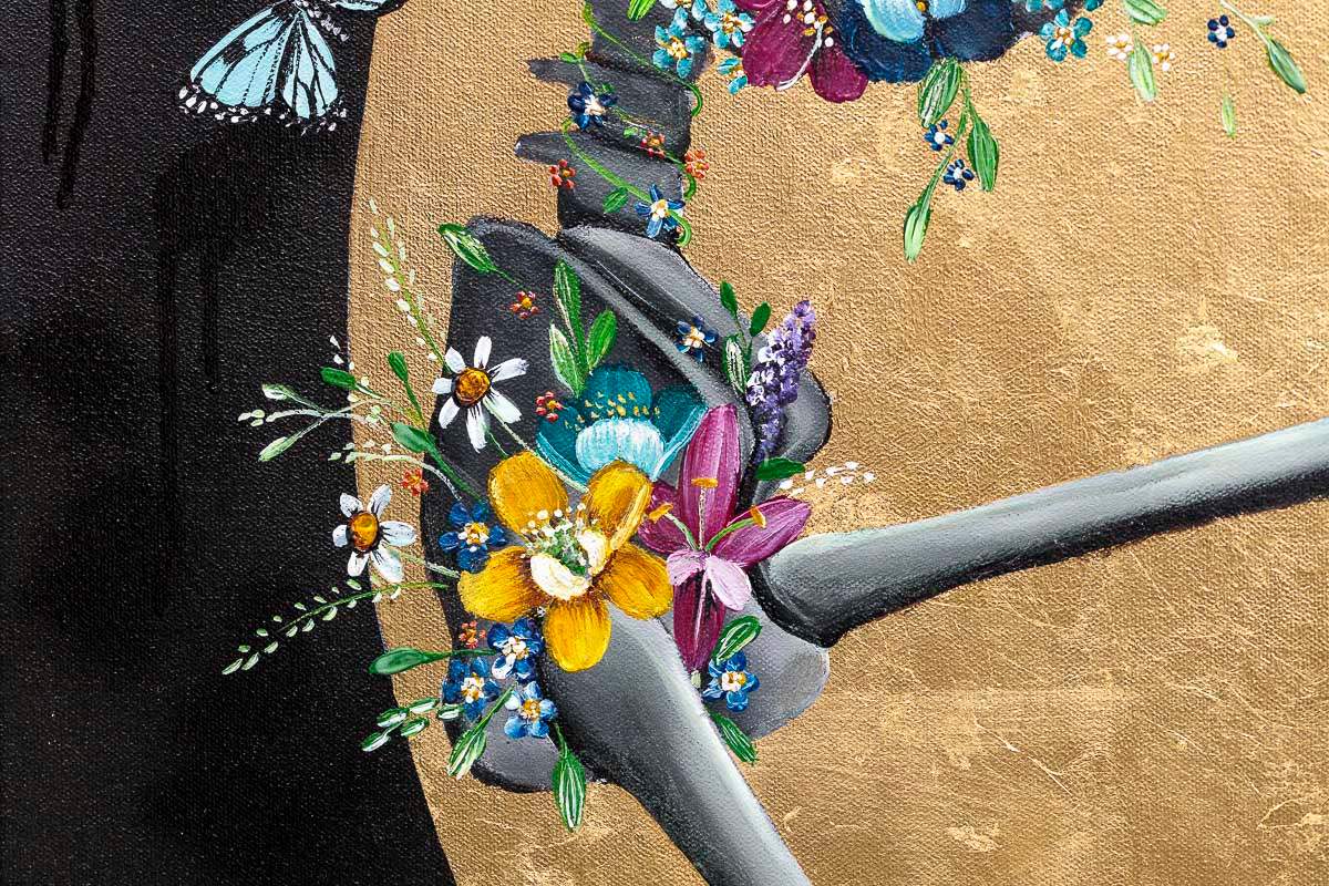 Paw Prints To My Heart - Original - SOLD by artist Becky Smith - Wyecliffe Galleries