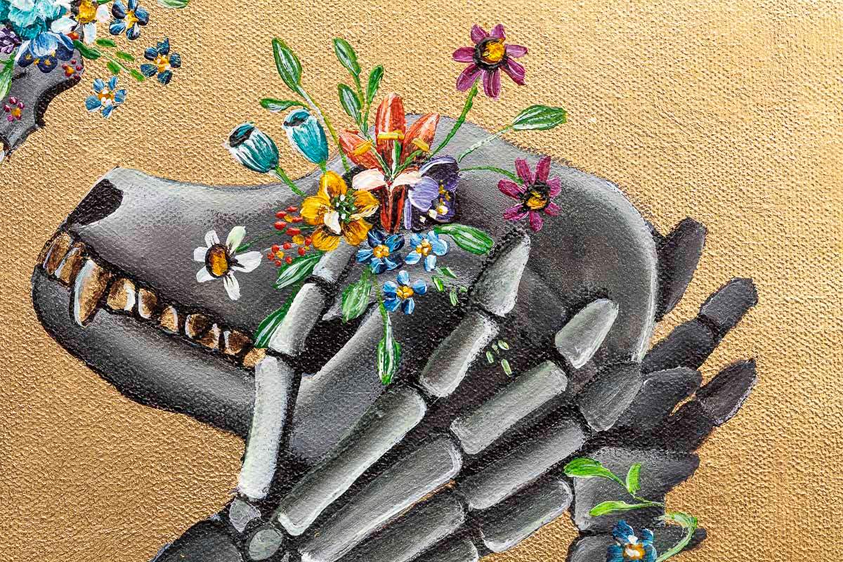 Paw Prints To My Heart - Original - SOLD by artist Becky Smith - Wyecliffe Galleries