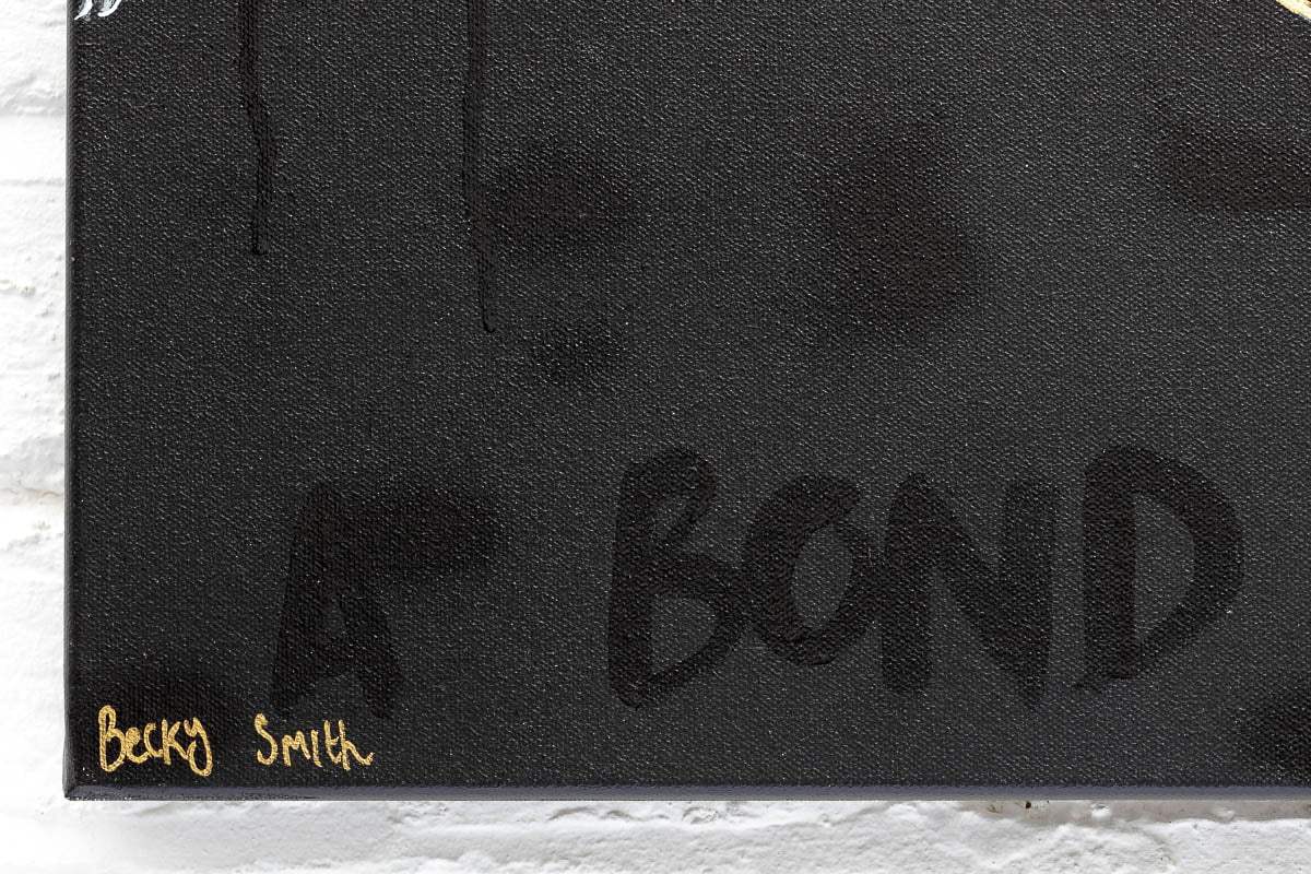 Paw Prints To My Heart - Original - SOLD by artist Becky Smith - Wyecliffe Galleries