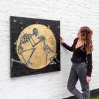 Paw Prints To My Heart - Original - SOLD by artist Becky Smith - Wyecliffe Galleries