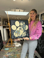 Paw-Some - Original - SOLD by artist Becky Smith - Wyecliffe Galleries