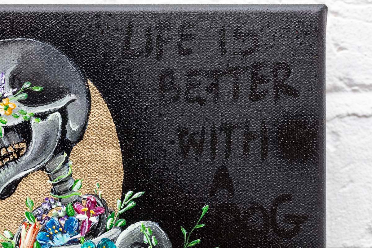 Paw-Some - Original - SOLD by artist Becky Smith - Wyecliffe Galleries