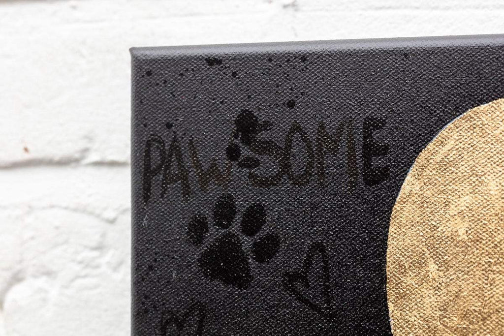 Paw-Some - Original - SOLD by artist Becky Smith - Wyecliffe Galleries