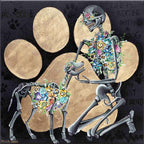 Paw-Some - Original - SOLD by artist Becky Smith - Wyecliffe Galleries