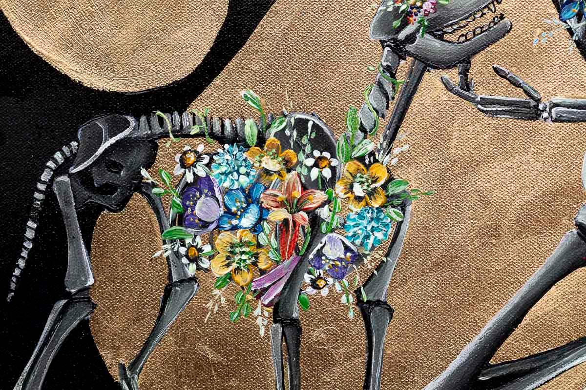 Paw-Some - Original - SOLD by artist Becky Smith - Wyecliffe Galleries