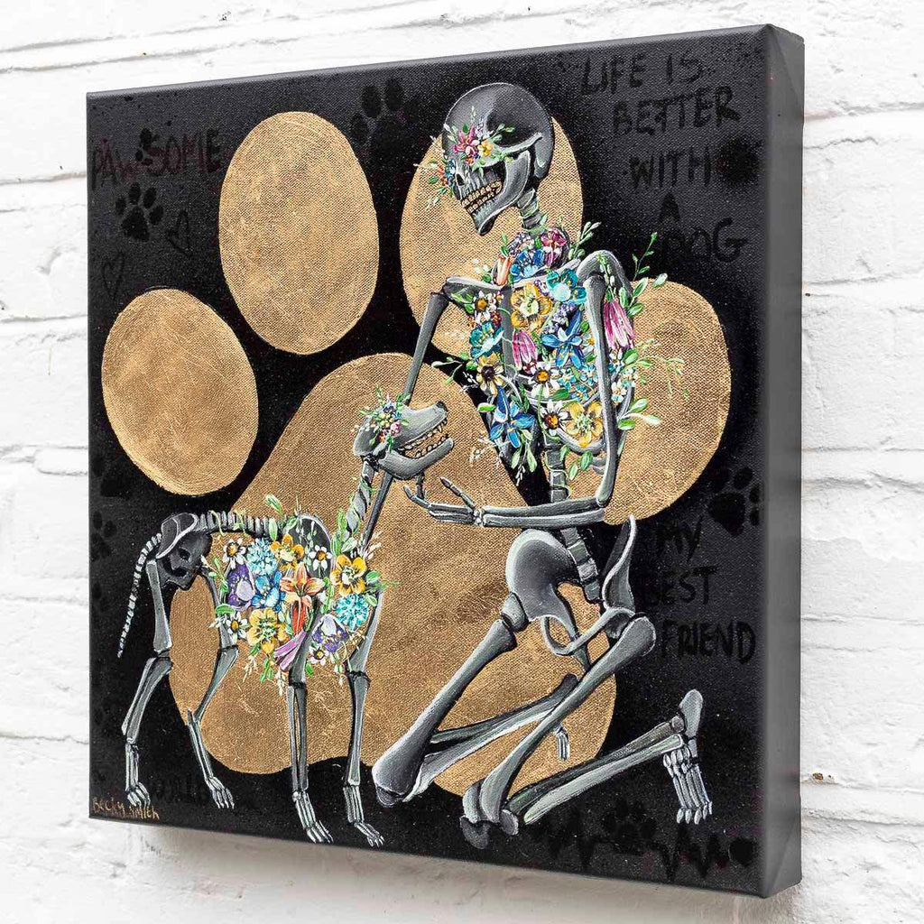 Paw-Some - Original - SOLD by artist Becky Smith - Wyecliffe Galleries