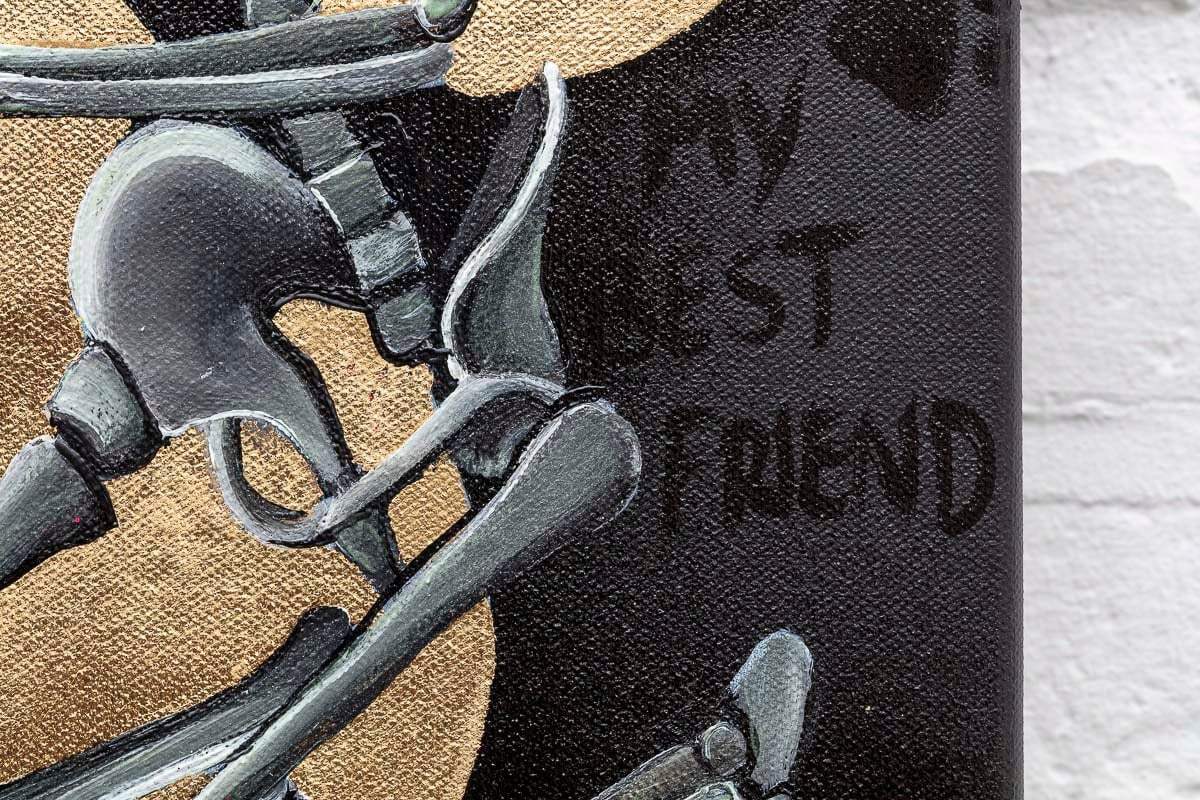 Paw-Some - Original - SOLD by artist Becky Smith - Wyecliffe Galleries