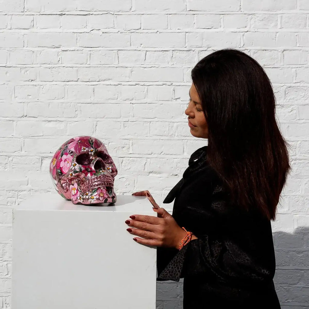 Pink Dreams - Original Sculpture - SOLD by artist Becky Smith - Wyecliffe Galleries