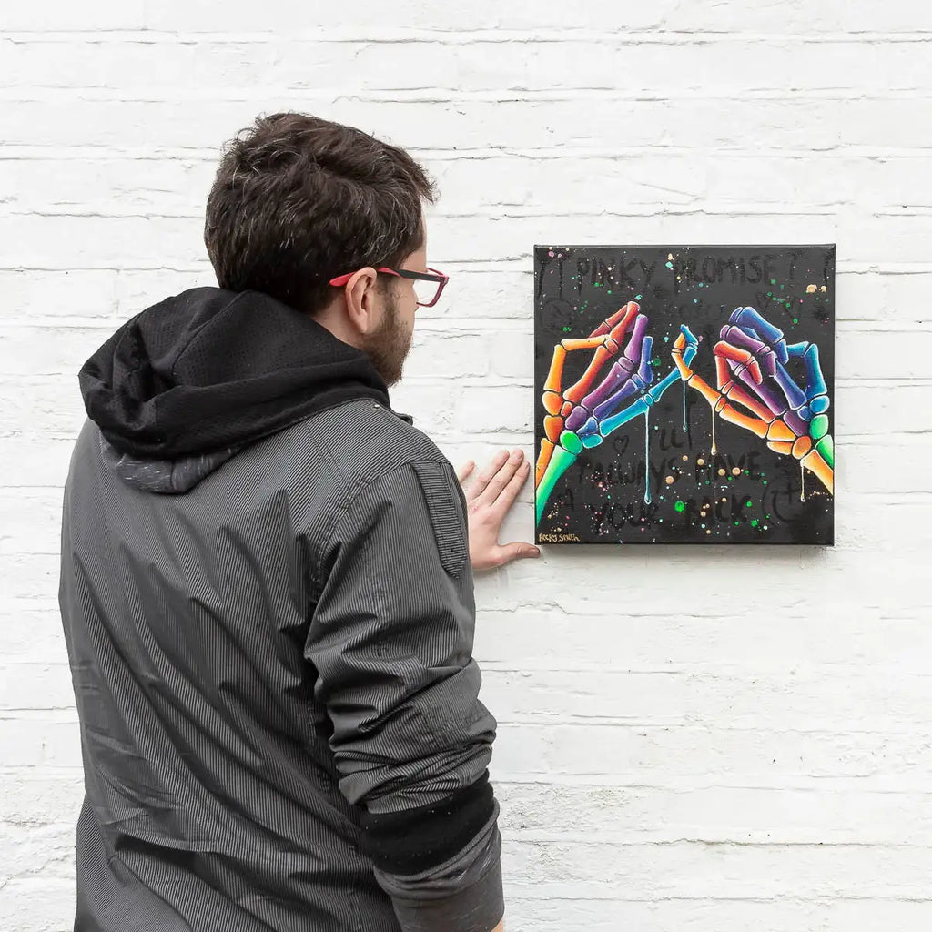 Pinky Promise - Original - SOLD by artist Becky Smith - Wyecliffe Galleries