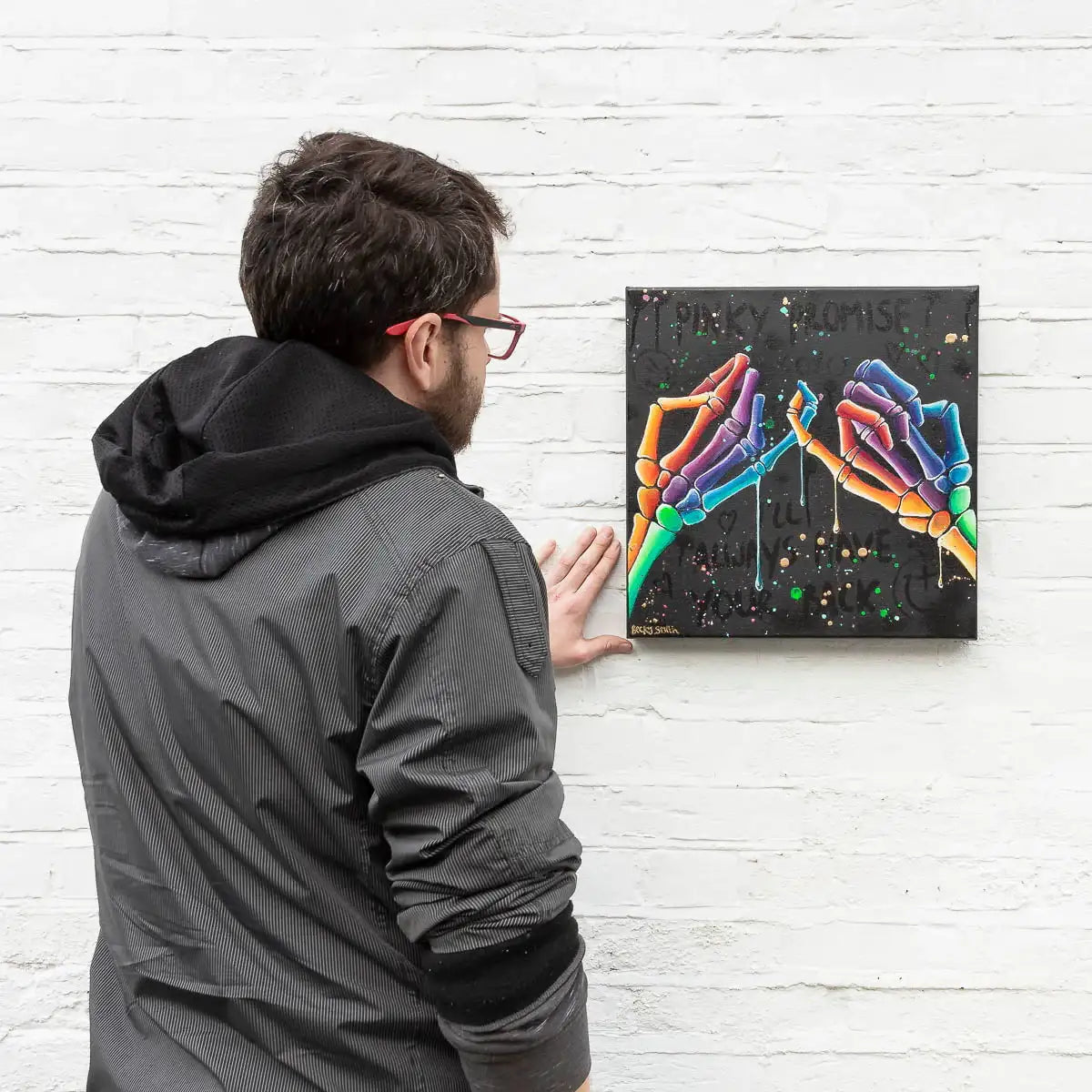 Pinky Promise - Original - SOLD by artist Becky Smith - Wyecliffe Galleries