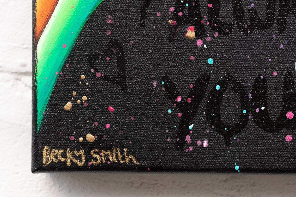 Pinky Promise - Original - SOLD by artist Becky Smith - Wyecliffe Galleries