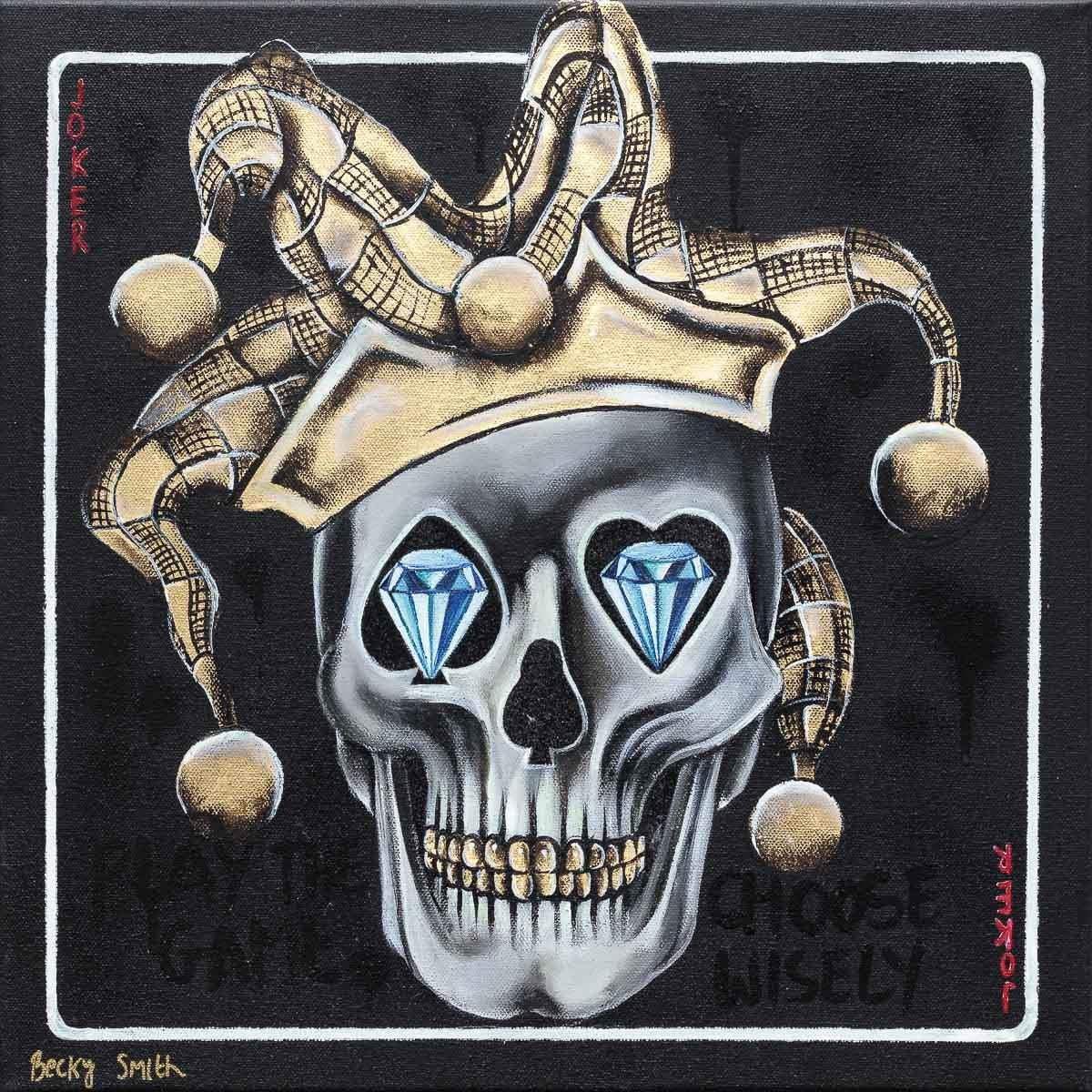 Play The Game - Original - SOLD by artist Becky Smith - Wyecliffe Galleries