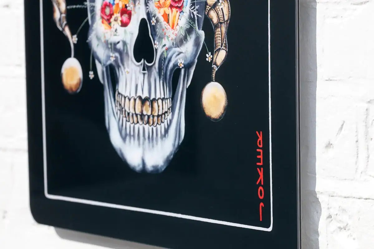 Playing Cards - Set of Four - Acrylic Edition - SOLD by artist Becky Smith - Wyecliffe Galleries