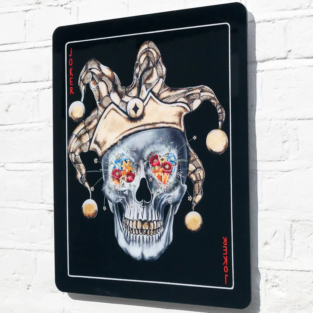 Playing Cards - Set of Four - Acrylic Edition - SOLD by artist Becky Smith - Wyecliffe Galleries