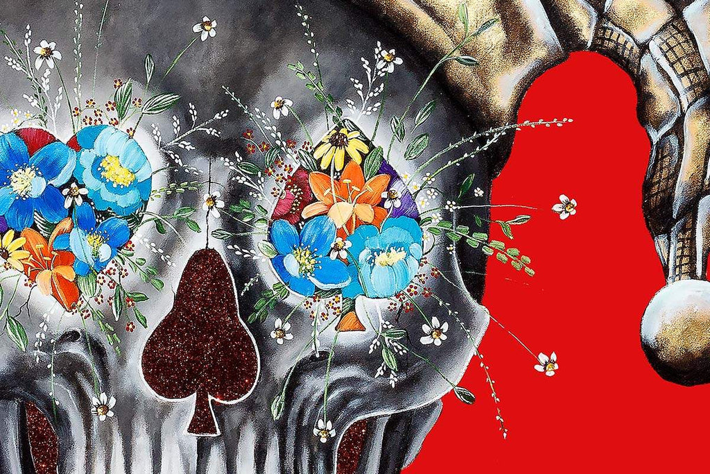 Playing Cards - Set of Four - Acrylic Edition - SOLD by artist Becky Smith - Wyecliffe Galleries