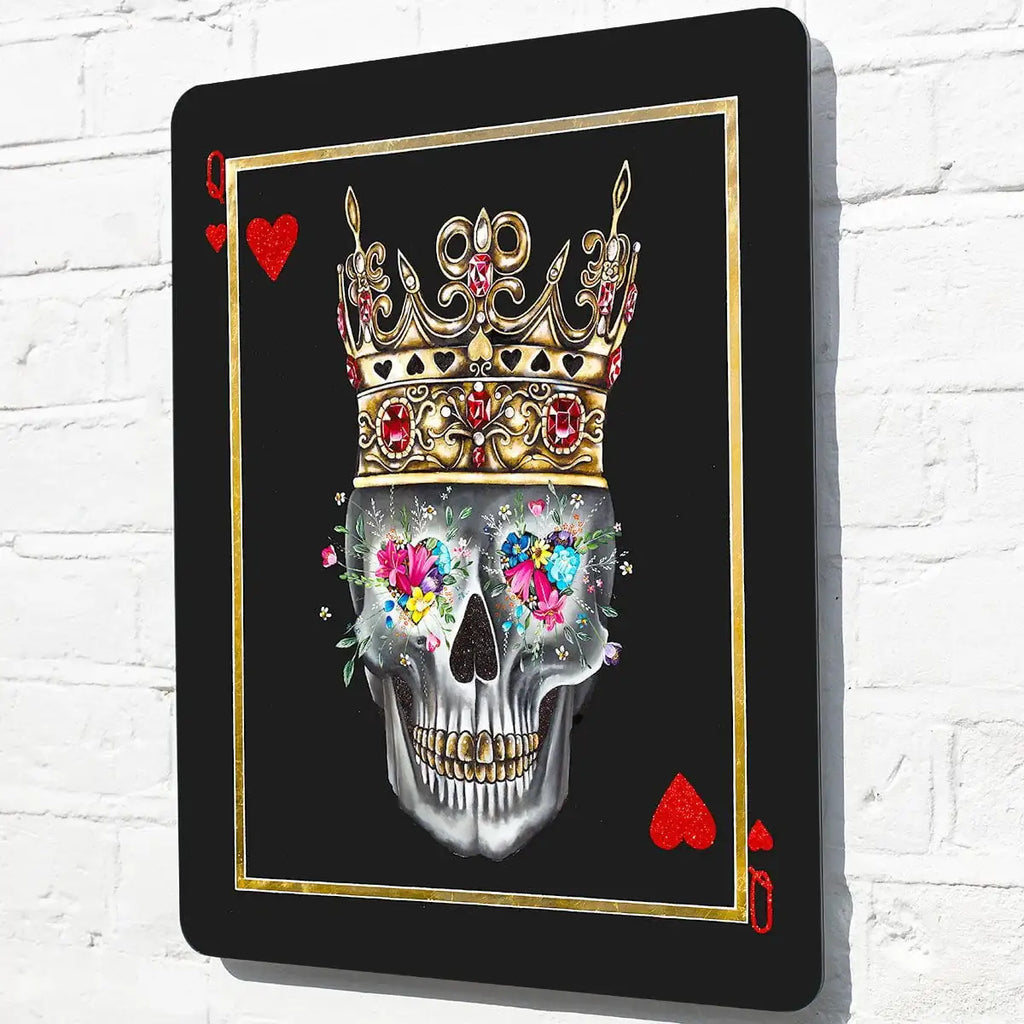 Playing Cards - Set of Four - Acrylic Edition - SOLD by artist Becky Smith - Wyecliffe Galleries