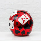 Poker Face - Original Sculpture - SOLD by artist Becky Smith - Wyecliffe Galleries