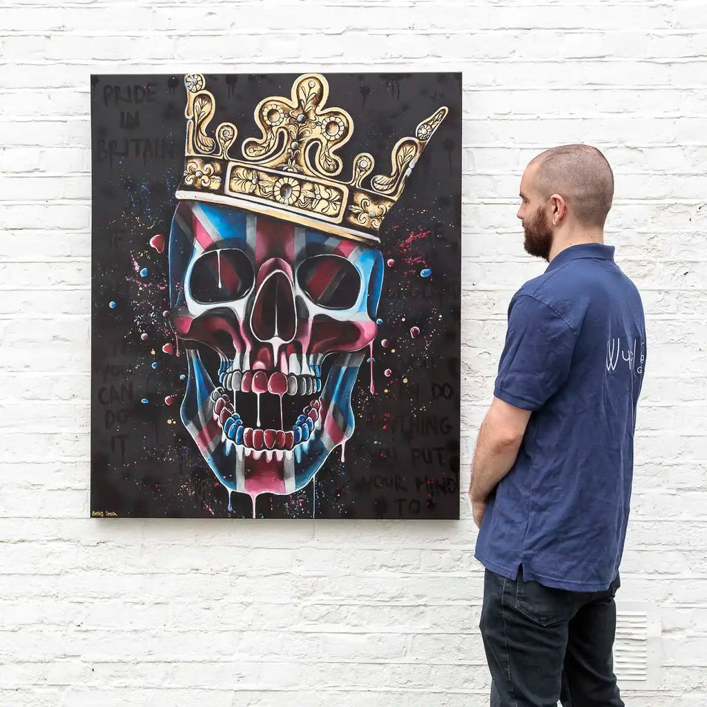 Pride In Britain - Original - SOLD by artist Becky Smith - Wyecliffe Galleries