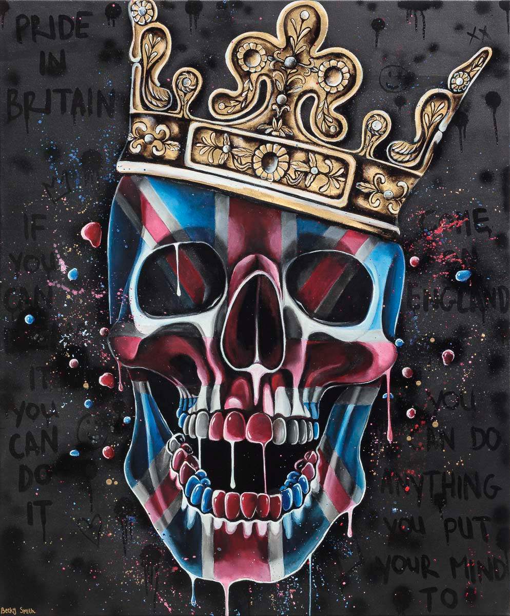 Pride In Britain - Original - SOLD by artist Becky Smith - Wyecliffe Galleries