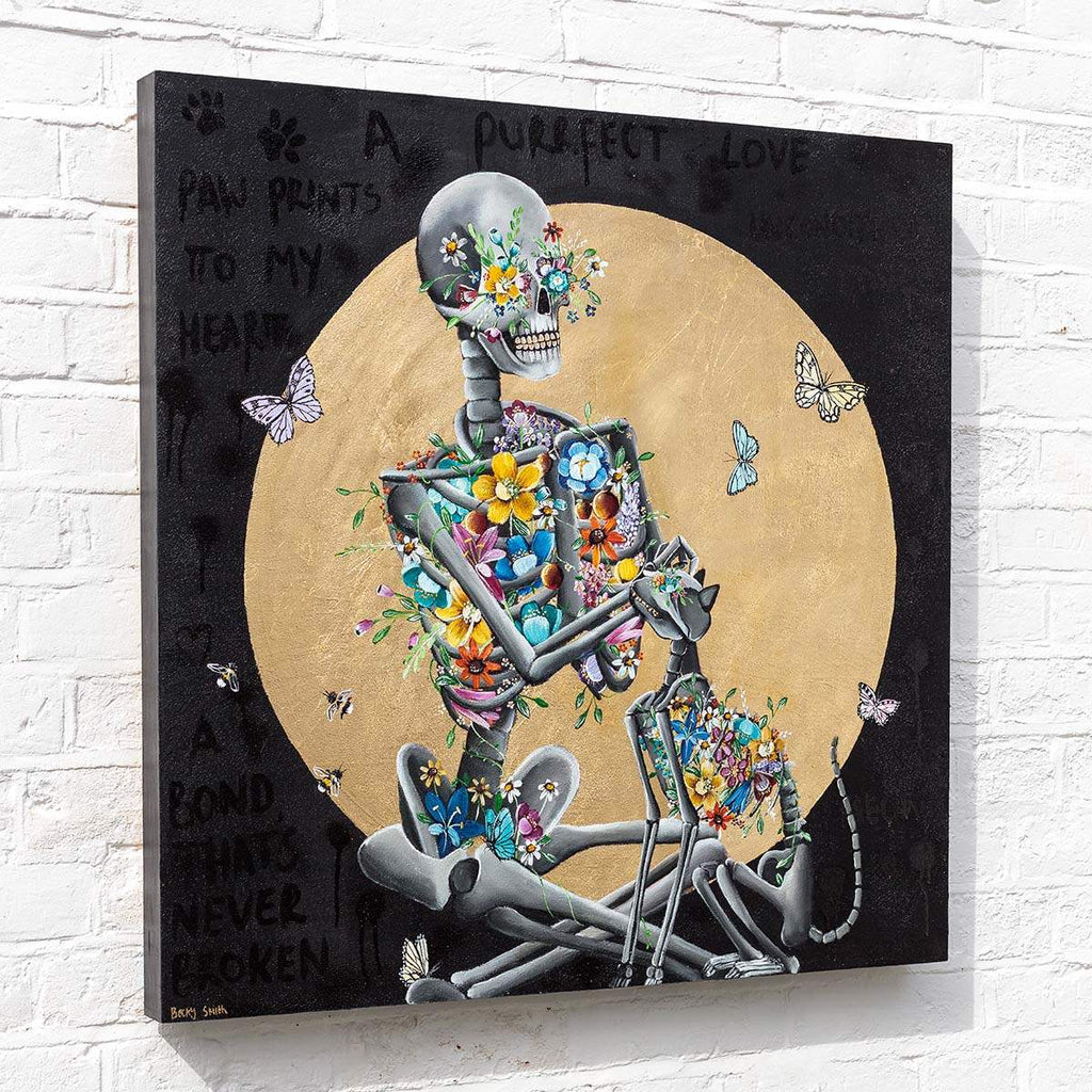 Purrfect Love - Original - SOLD by artist Becky Smith - Wyecliffe Galleries