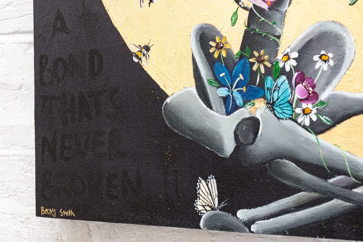 Purrfect Love - Original - SOLD by artist Becky Smith - Wyecliffe Galleries