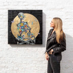 Purrfect Love - Original - SOLD by artist Becky Smith - Wyecliffe Galleries