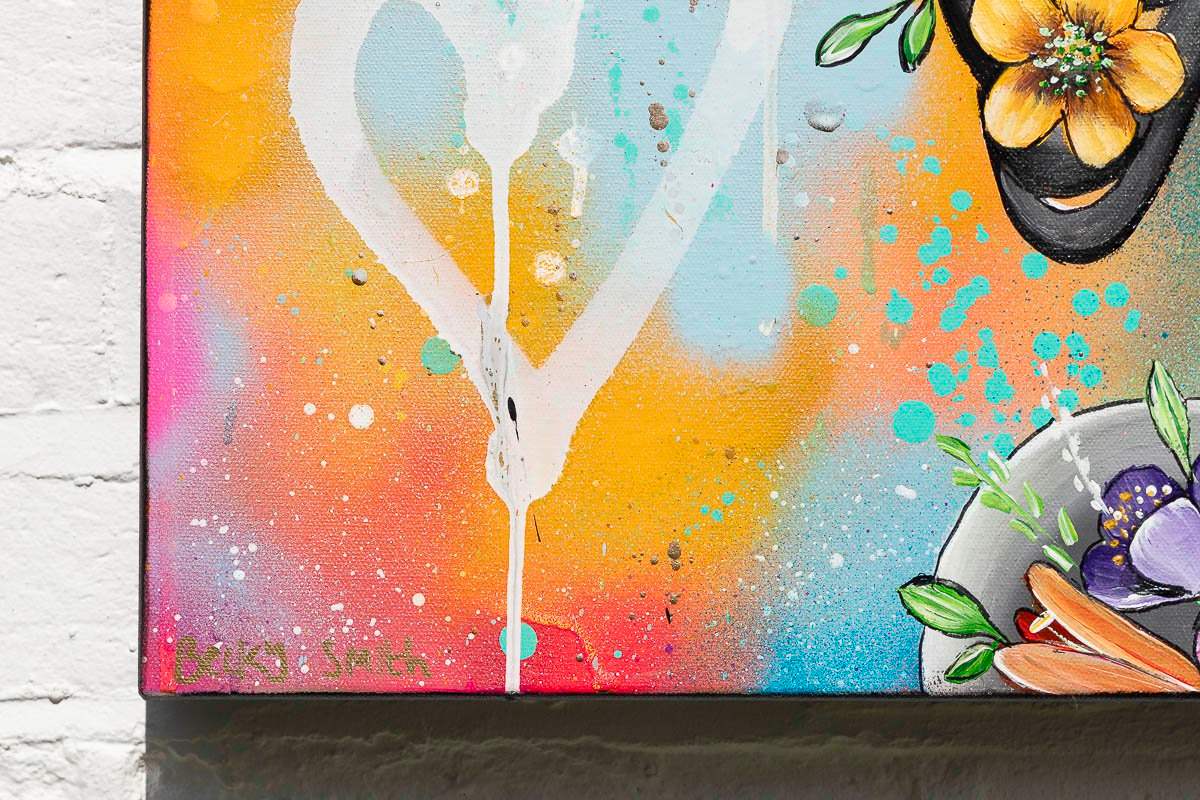 Pursuit Of Happiness - Original - SOLD by artist Becky Smith - Wyecliffe Galleries