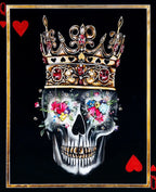 Queen Of Hearts - Acrylic Edition by artist Becky Smith - Wyecliffe Galleries