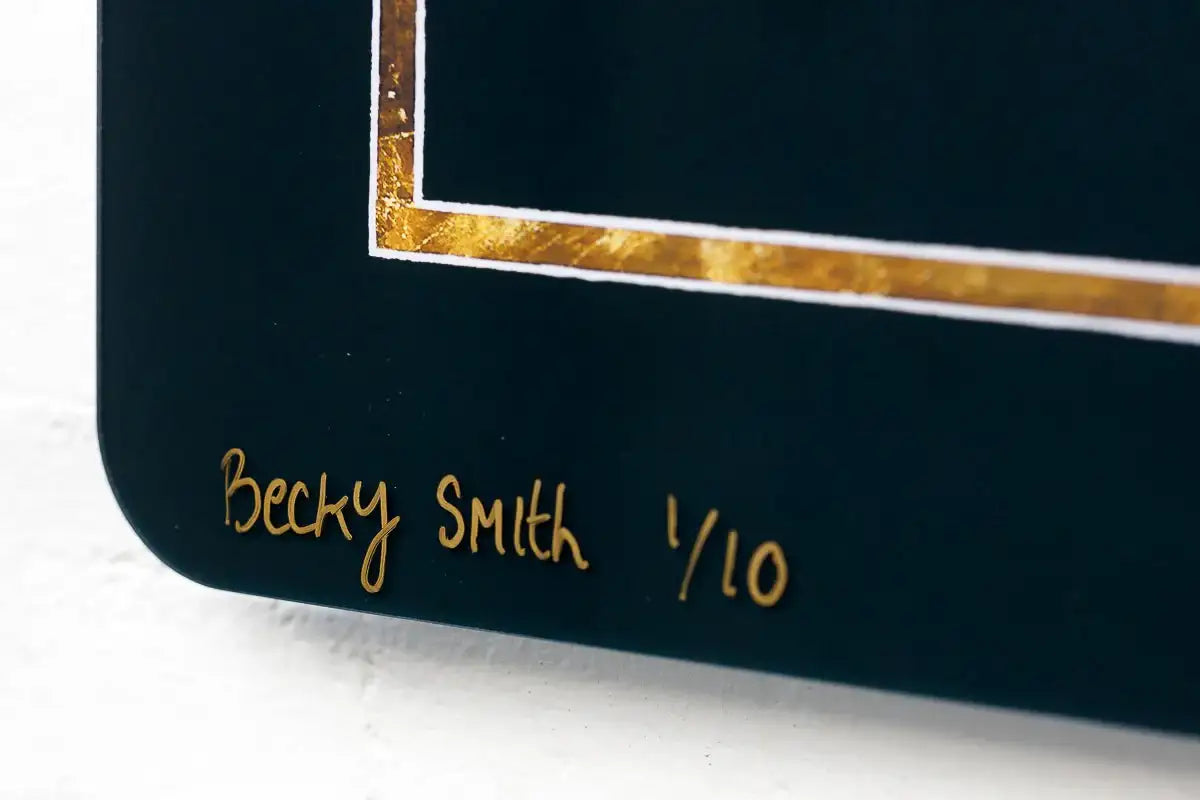 Queen Of Hearts - Acrylic Edition by artist Becky Smith - Wyecliffe Galleries