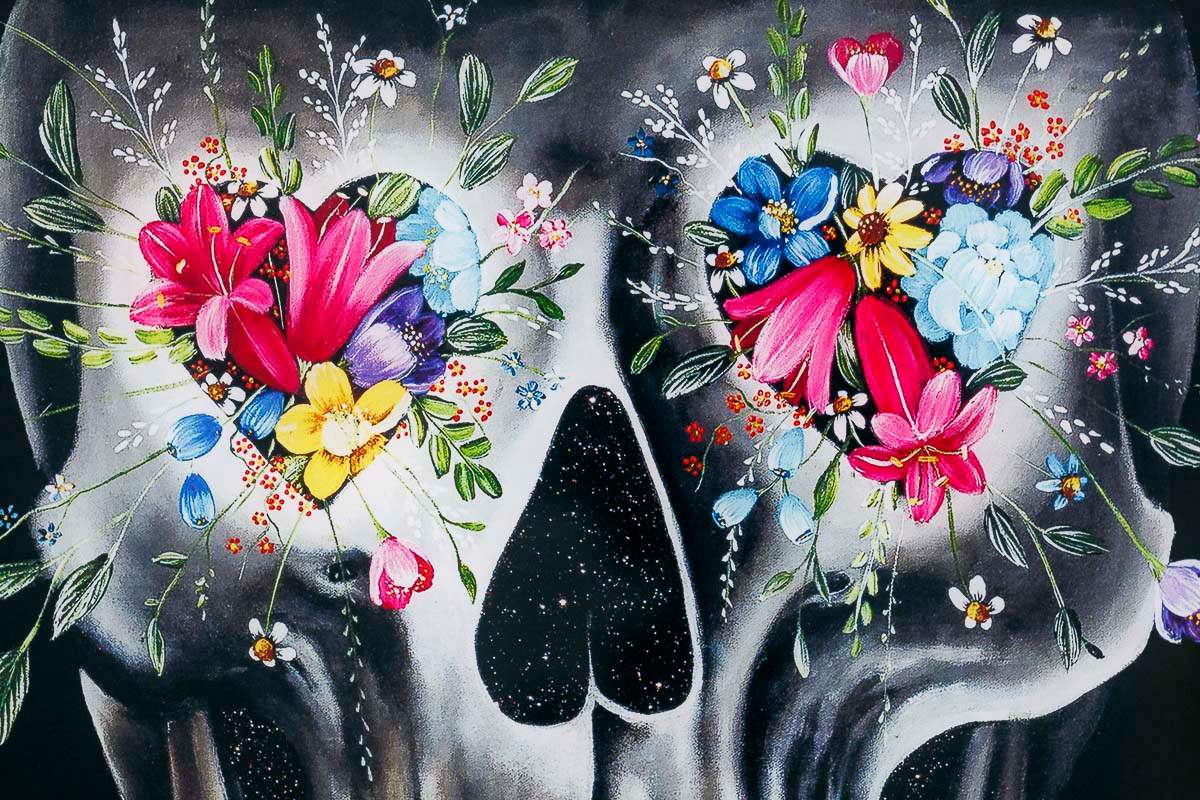 Queen Of Hearts - Acrylic Edition by artist Becky Smith - Wyecliffe Galleries