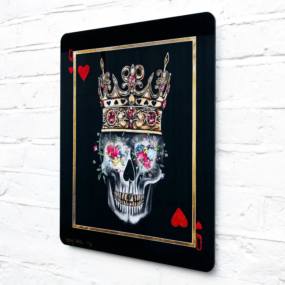 Queen Of Hearts - Acrylic Edition by artist Becky Smith - Wyecliffe Galleries