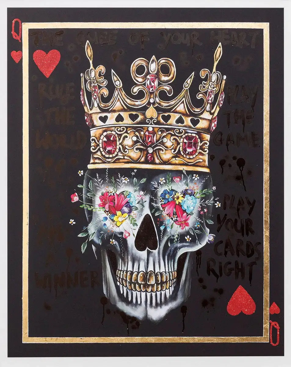 Queen Of Hearts - Artist Proof by artist Becky Smith - Wyecliffe Galleries