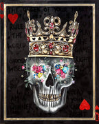 Queen Of Hearts - Original - SOLD by artist Becky Smith - Wyecliffe Galleries