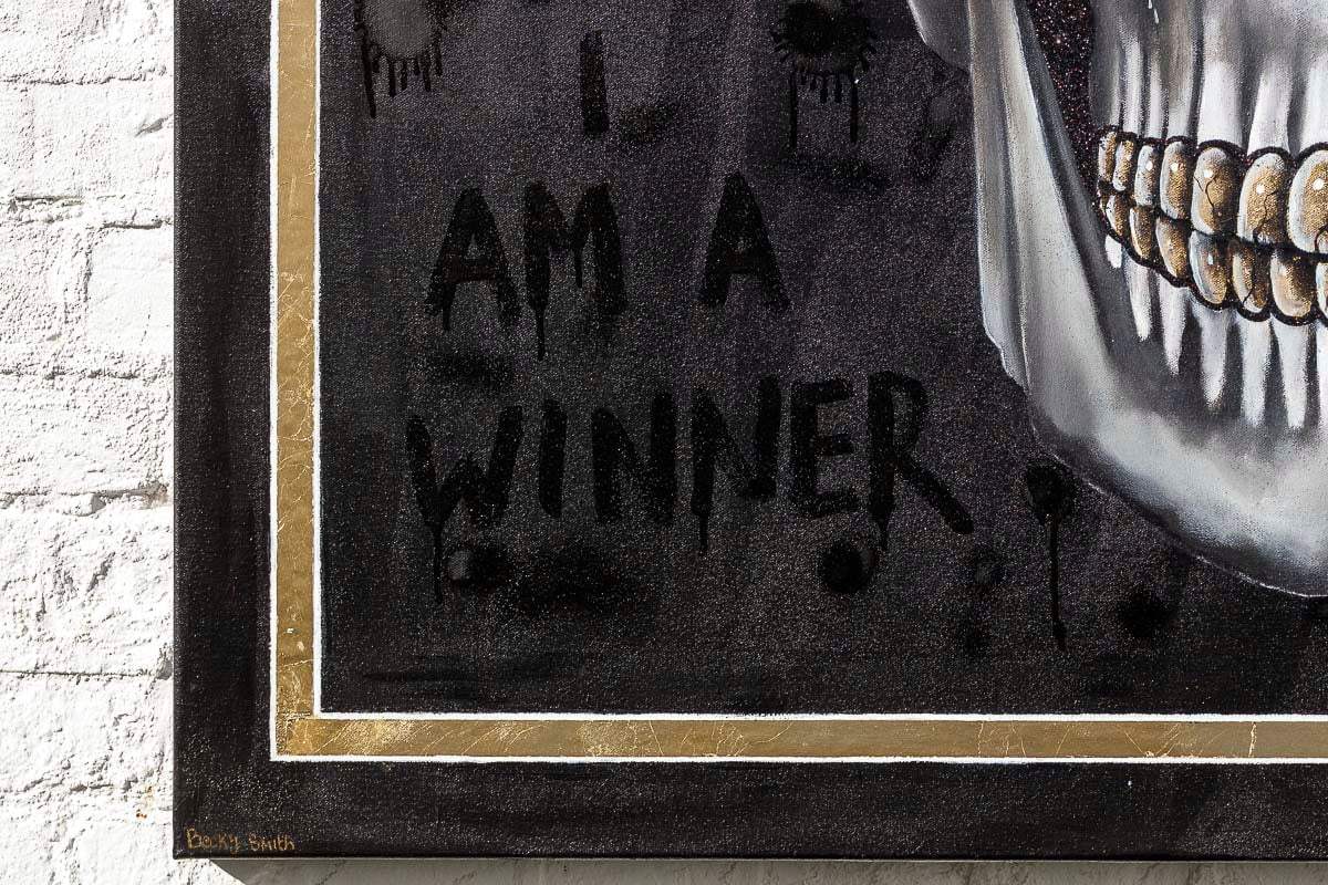 Queen Of Hearts - Original - SOLD by artist Becky Smith - Wyecliffe Galleries